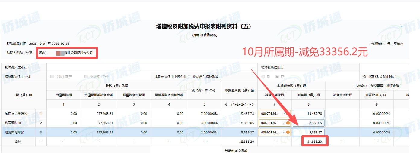 深圳《税务事项通知书》凭证，金额 33,356.20 元，客户名称与纳税人识别号已脱敏