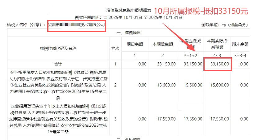 深圳《税务事项通知书》凭证，金额 33,150.00 元，客户名称与纳税人识别号已脱敏