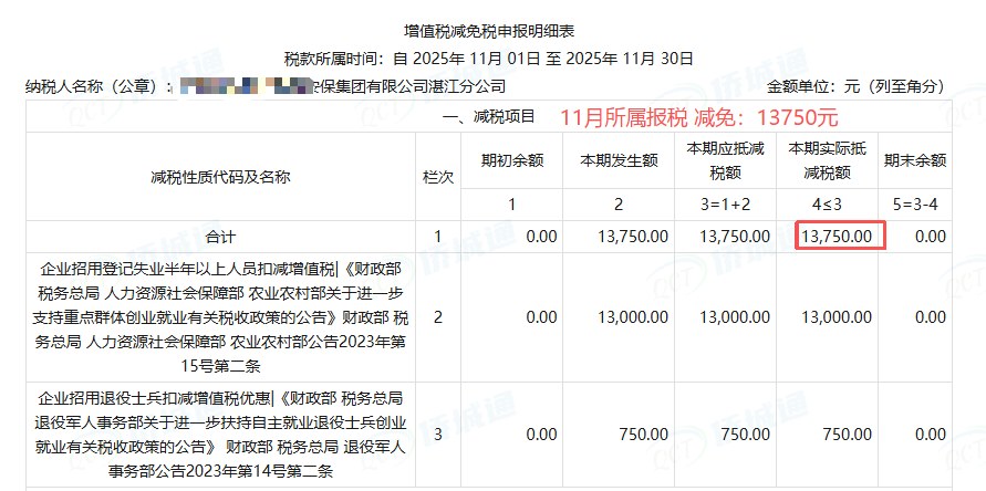 广东《税务事项通知书》凭证，金额 13,750.00 元，客户名称与纳税人识别号已脱敏
