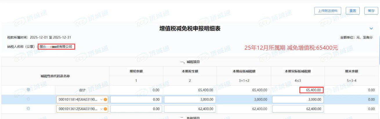 丽水《税务事项通知书》凭证，金额 65,400.00 元，客户名称与纳税人识别号已脱敏
