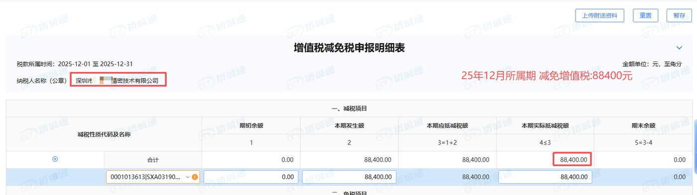深圳《税务事项通知书》凭证，金额 88,400.00 元，客户名称与纳税人识别号已脱敏