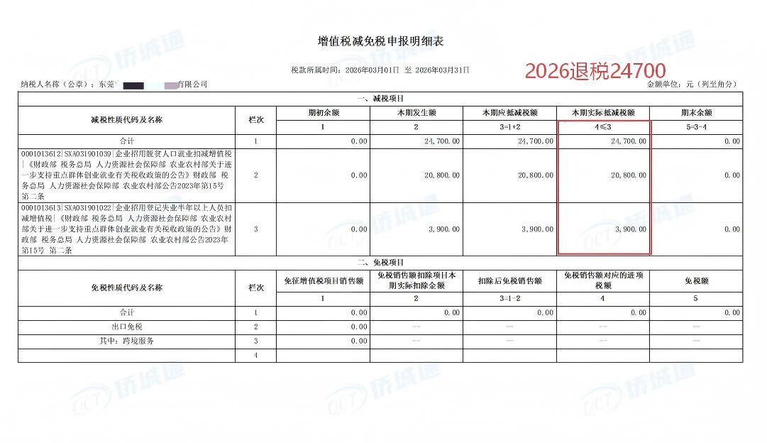 东莞《税务事项通知书》凭证，金额 24,700.00 元，客户名称与纳税人识别号已脱敏